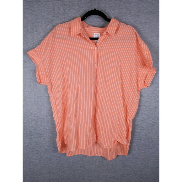 2x 👯♀️Host Pick⚡️CORE Life Cotton & Linen Button Down Shirt - Picture 2 of 9